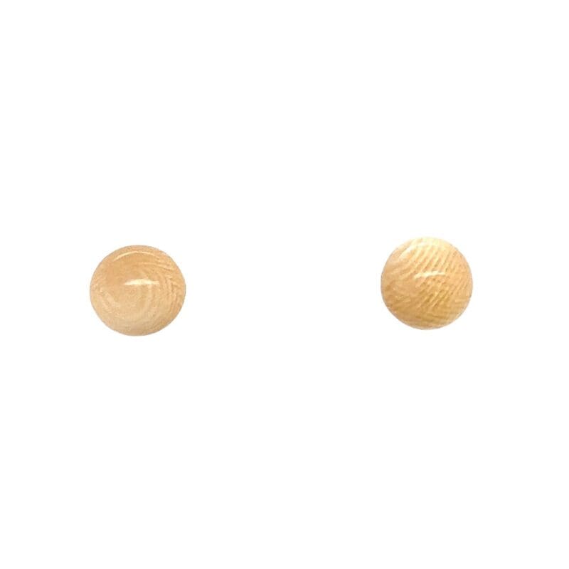 Ivory Ball Post Earrings
