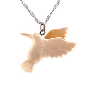 Ivory Hummingbird Pendant