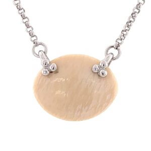 Ivory Oval Pendant