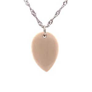 Ivory Reverse Teardrop Pendant