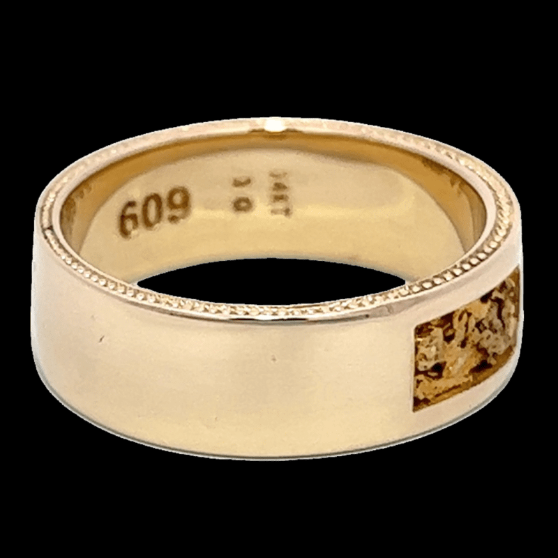 Gold quartz, Ring, Alaska Mint, Gold Nugget, 609G1NG