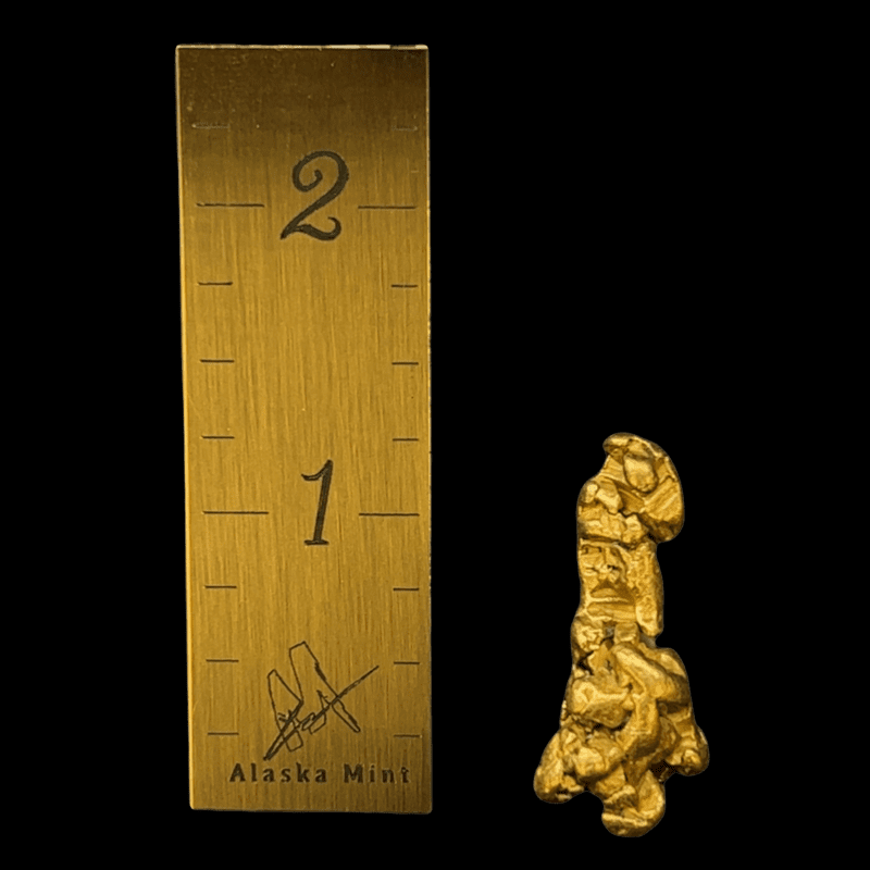 Natural Alaskan Gold Nugget 12.7
