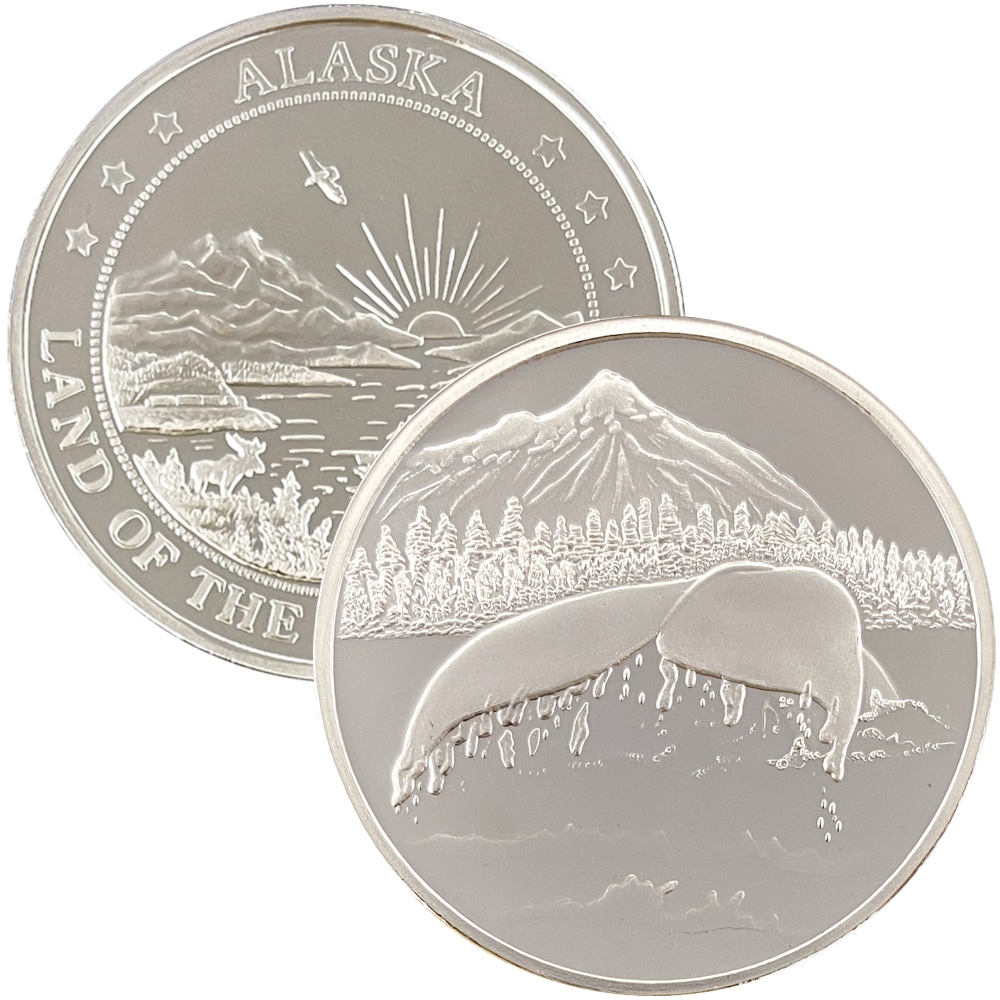 Whale Tail Medallion - Alaska Mint