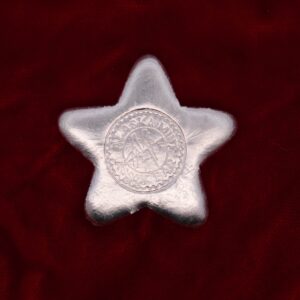2 oz. Silver Hand-Poured Christmas Star