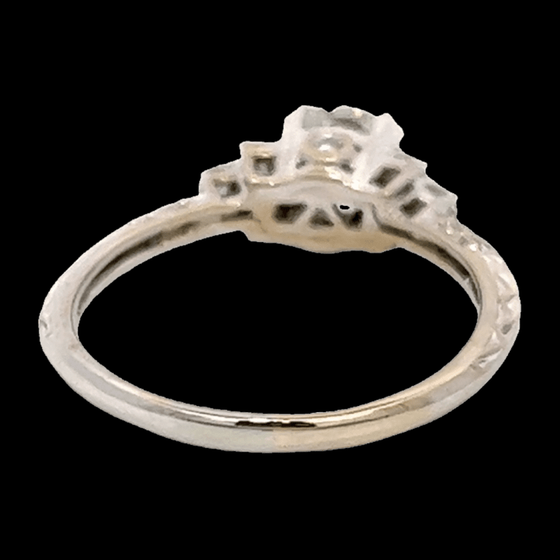 18k, White Gold, Diamond Ring, Alaska Mint, Jewelry, 071347 Estate