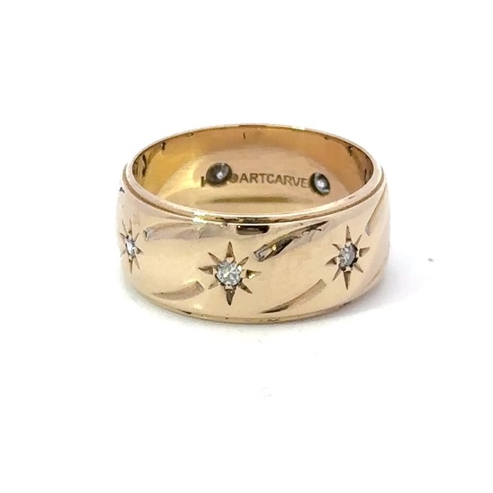 Estate Lady's Gold & Diamond Band 071519