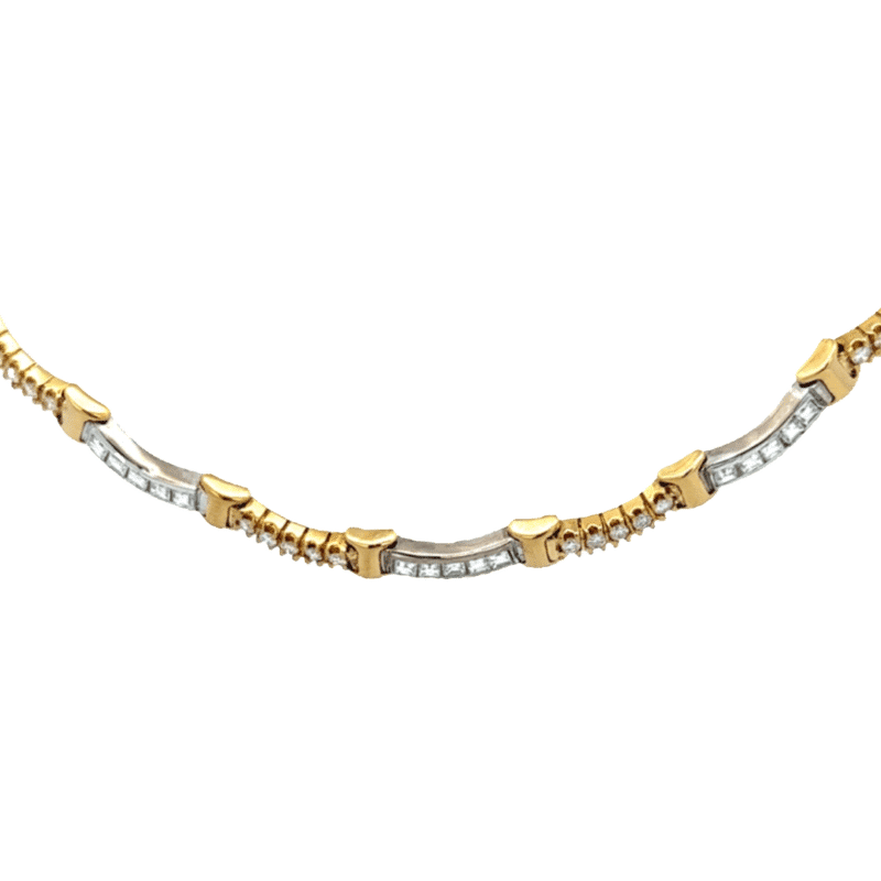 Estate necklace, diamond, Alaska Mint, Estate 071481 $4900