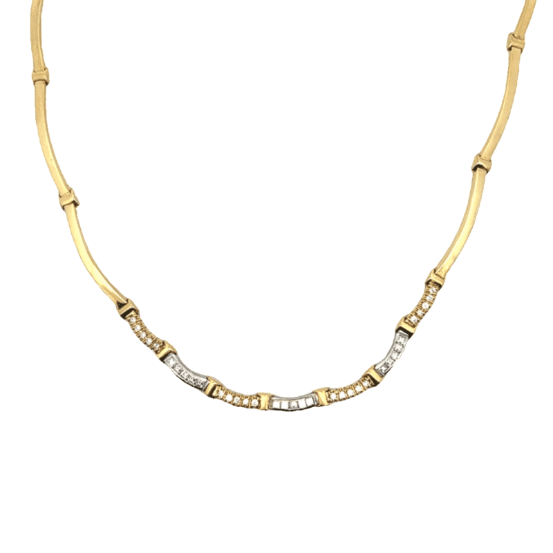 Estate necklace, diamond, Alaska Mint, Estate 071481 $4900