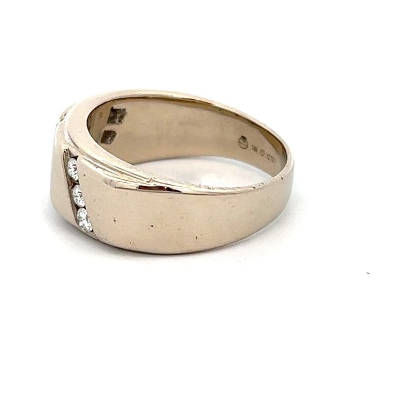 Estate, Diamond Ring, Alaska Mint, Jewelry, 14k White Gold, 518313 Estate
