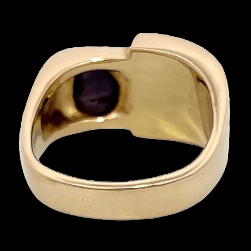 Estate, 14k Gold, Star Ruby Ring, Alaska Mint, Jewelry, 6196 Estate