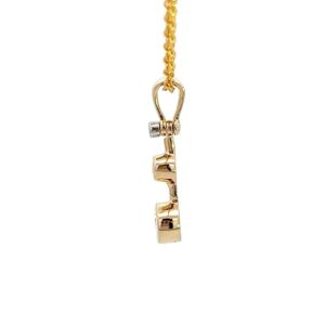 Gold quartz, Diamond, Pendant, Drop Pendant, 2in, Alaska Mint, FF220G2 $530
