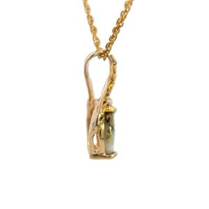 Gold quartz, Pendant, Alaska Mint, .75in, PN752NQX $975