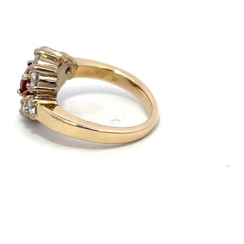 Estate Ring, Ruby, Diamond, Alaska Mint, Jewelry, estate 071007