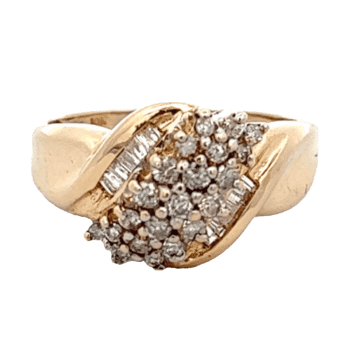 Estate Ring, .35 Diamonds, Alaska Mint, Estate 071406 $570
