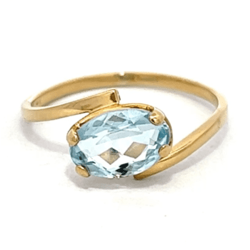 Estate Ring, 1.50 aquamarine, Alaska Mint, Estate 071443 $750
