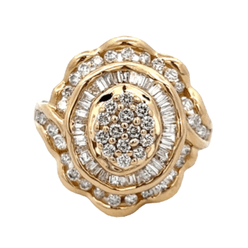 Estate Diamond ring, Alaska Mint, Estate 071536 $2300 1.40 dias