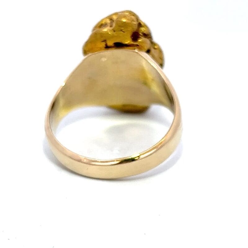 Estate, Gold Nugget Ring, Alaska Mint, Jewelry, Estate