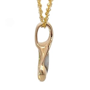 Gold quartz, Diamond, Pendant, Alaska Mint, pdl106sd14qx $1920