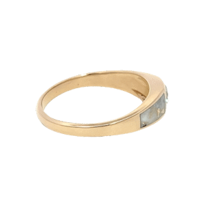 Gold quartz, Ring, Alaska Mint, Diamond, Band, 072984 $2090