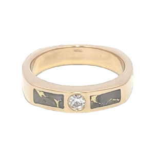Gold quartz, Ring, Alaska Mint, Diamond, Yellow Gold, 237G2 $1495
