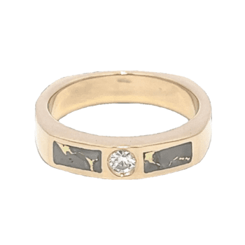 Gold quartz, Ring, Alaska Mint, Diamond, Yellow Gold, 237G2 $1495