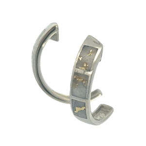 Gold quartz, Hoops, White Gold, Earrings, Alaska Mint, 634G2-20PR $1690