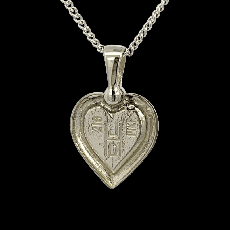 Gold quartz, Pendant, White Gold, Heart, Diamond, Alaska Mint, FF216G2W $700