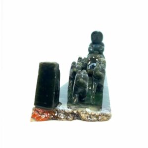 Hand Carved, Jade, Dog Sled and Team, Alaska Mint, J1HDT5-A $457