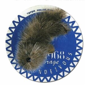 1968 Official Fur Rondy Collector Pin - Rondy Value Listing $451.00