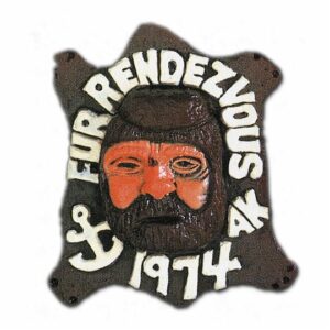 1974 Official Fur Rondy Collector Pin - Rondy Value Listing $492.00