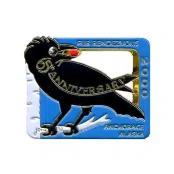 2000 Official Fur Rondy Collector Pin, Alaska Mint