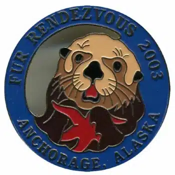 2003 Official Fur Rondy Collector Pin, Alaska Mint