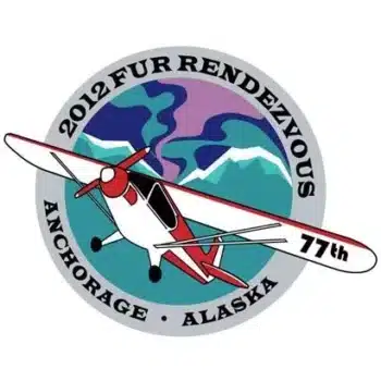 2012 Official Fur Rondy Collector Pin, Alaska Mint