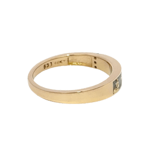 Gold quartz, Ring, Band, Alaska Mint, 633G2 $1100