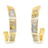 Gold Quartz 14k Hoop Earrings, Alaska Mint
