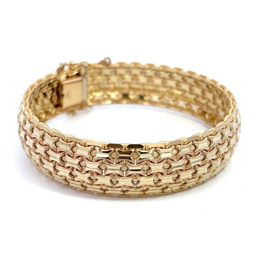 Estate, Gold, Bracelet, 14k, Alaska Mint, estate 072057 $5250, 6in