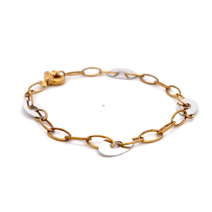 Estate, Bracelet, 2-tone, Gold, 18k, Alaska Mint, estate 1162 $465, 7in