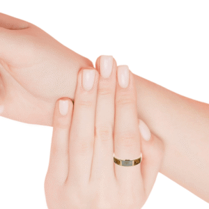 Gold quartz, Gold nugget, Ring, Band, Alaska Mint, 14k, 637G2NG $1595, sz8