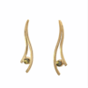 Gold quartz, Drop, Earrings, Alaska Mint, 14k, E294G2 $590
