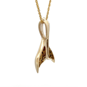 Gold nugget, Whale tail, Pendant, Alaska Mint, 14k, FF562NG $1925
