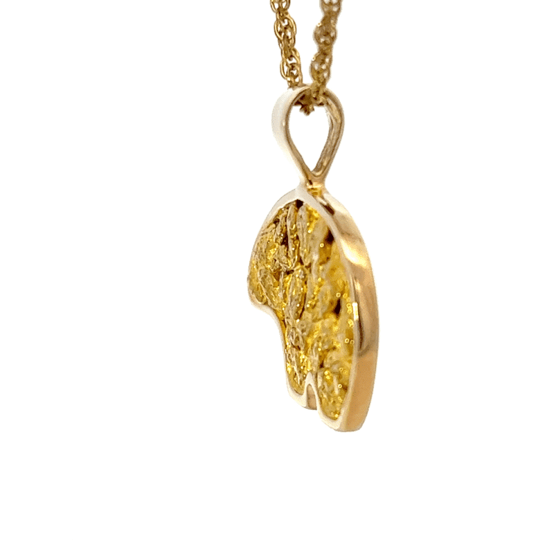 Gold nugget, Bear, Pendant, Alaska Mint, 14k, PBR1JOLX $2410