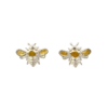 Gold Nugget, Bee. Earrings, Alaska Mint, ER-521-SS, $160