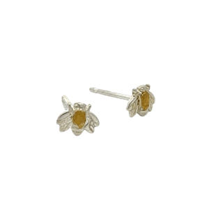 Gold Nugget, Baby Bee, Earrings, Alaska Mint, ER-530-SS, $110