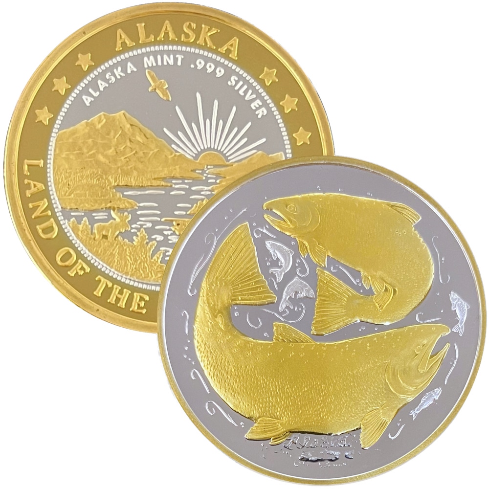 King Salmon Medallion - Alaska Mint