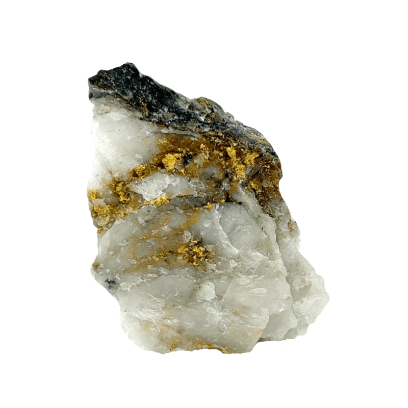 29.1 Gram, Natural Gold & Quartz, Specimen, Alaska Mint