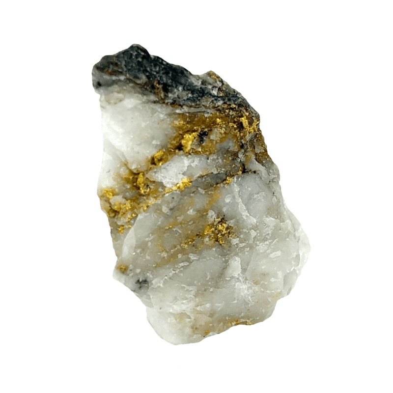 29.1 Gram, Natural Gold & Quartz, Specimen, Alaska Mint
