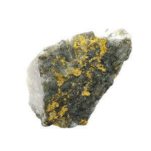 97.1 gram, natural gold & quartz, specimen, Alaska Mint