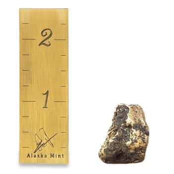 18.0 Gram Natural Gold Nugget, Alaska Mint