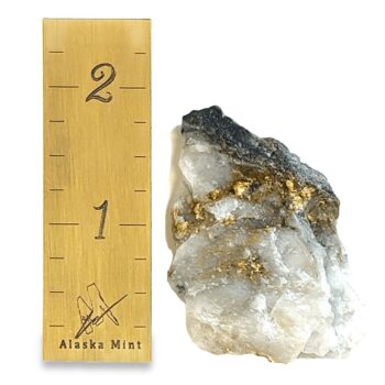 29.1 Gram Natural Gold & Quartz Specimen, Alaska Mint