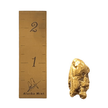 33.0 Gram Natural Gold Nugget, Alaska Mint